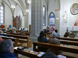 Bonifatiusandacht mit Weihbischof Prof. Dr. Karlheinz Diez in St. Crescentius (Foto: Karl-Franz Thiede)